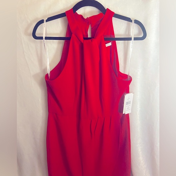 JULIA JORDAN Twist-Knot Tulip Hem Dress - Picture 5 of 6